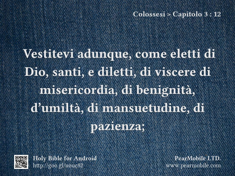 Colossesi, Capitolo 3:12